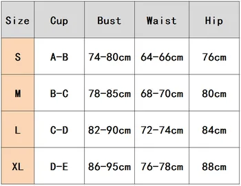 

Lady Gradient Padded Bra Bikini Swimsuit Women Bandage Push-up Swimwear Set