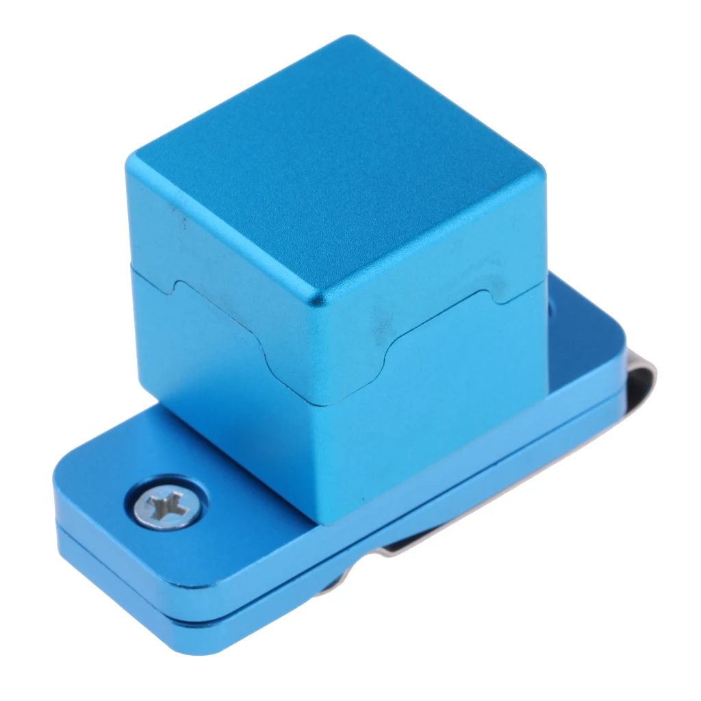 

Billiard Snooker Cue Pool Chalker Holder Box With Pool Cue Tips Pick Tools