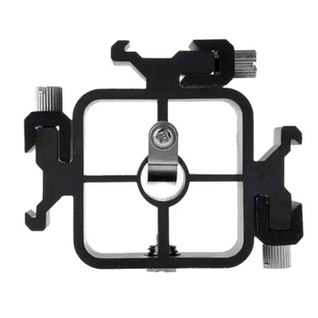 

2PCS Triple Cold Shoe Mount Umbrella Holder Camera Speedlite Mount Holder Adjustable Hot Shoe Mount Flash Bracket
