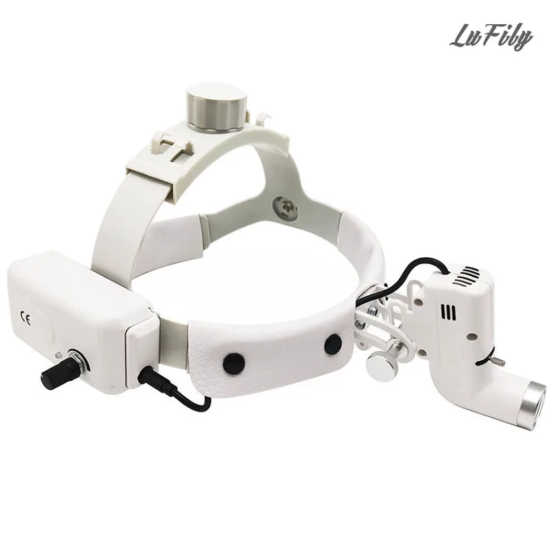 Medical Led Light Loupe Magnifier Head Lamp Adjustable High Intensity
