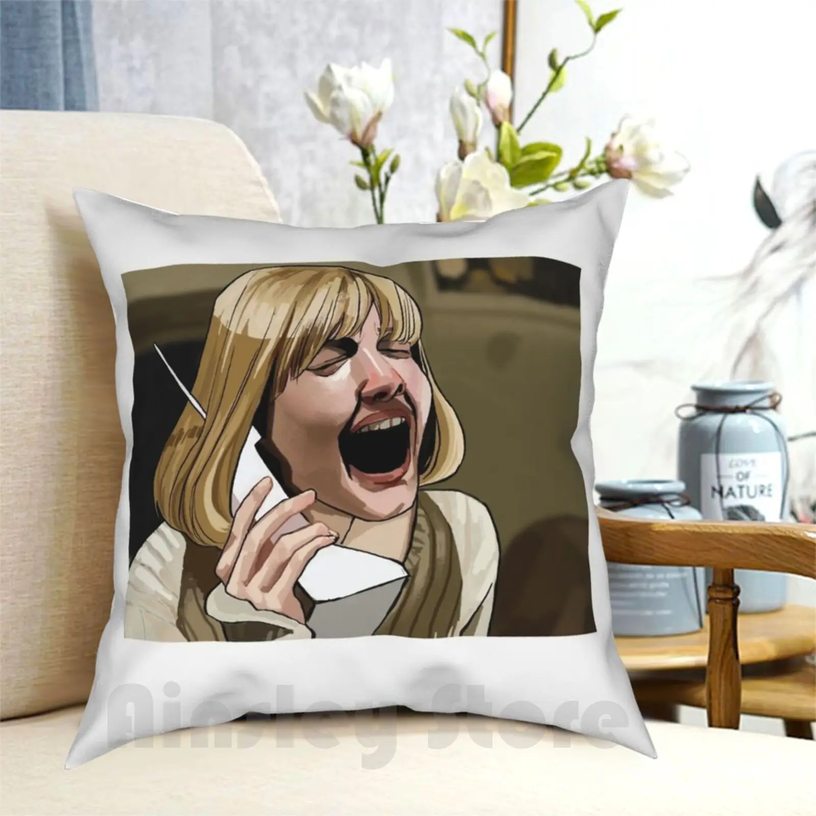 

Scream Pillow Case Printed Home Soft Throw Pillow Scream Drew Barrymore Horror Horror Movies