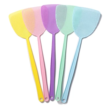 

Fly Swatter, Strong Flexible Manual Swat Set Pest Control, Assorted Colors (5Pack) (5 Colors)