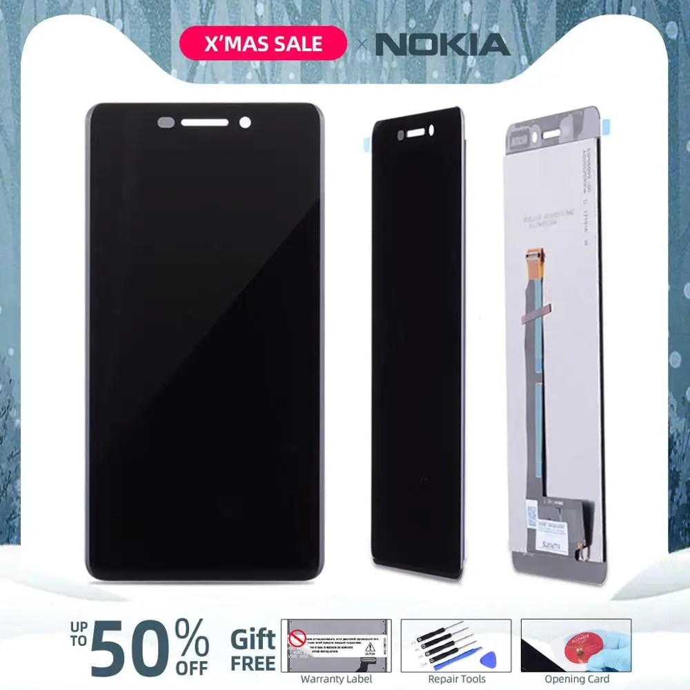 5,5 дюймов Дисплей для NOKIA 6 ЖК сенсорный экран Nokia 6,1 ЖК замена TA-1045 TA-1050