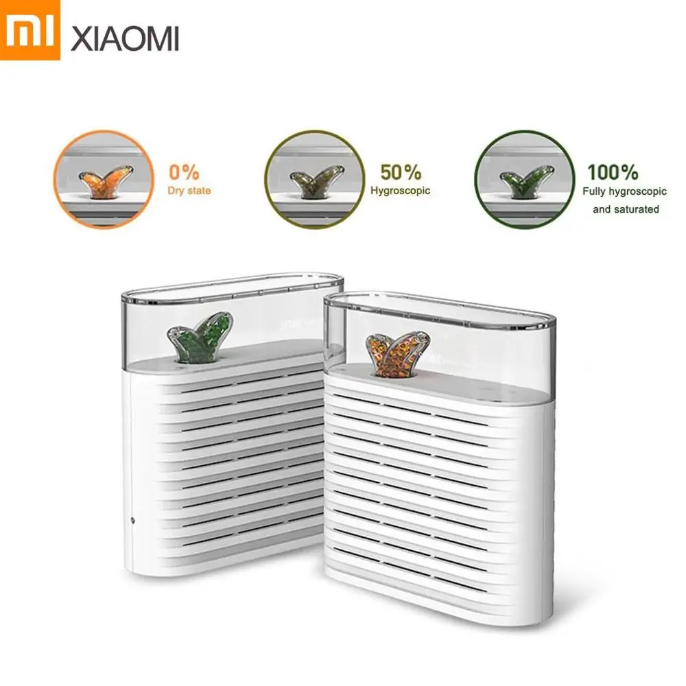 

Xiaomi SOTHING Portable Plant Air Dehumidifier 150ml Recyclable Reuse Air Dryer Water-absorbing Particles Moisture Absorber Home