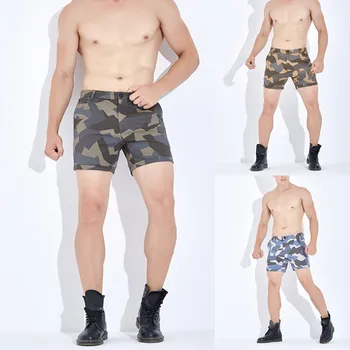 

Fashion Shorts Men's Solid Color Beach Pocket Fitness Sport Casual Shorts Cargo Pants Шорты Мужские Летние Bermudas Masculina