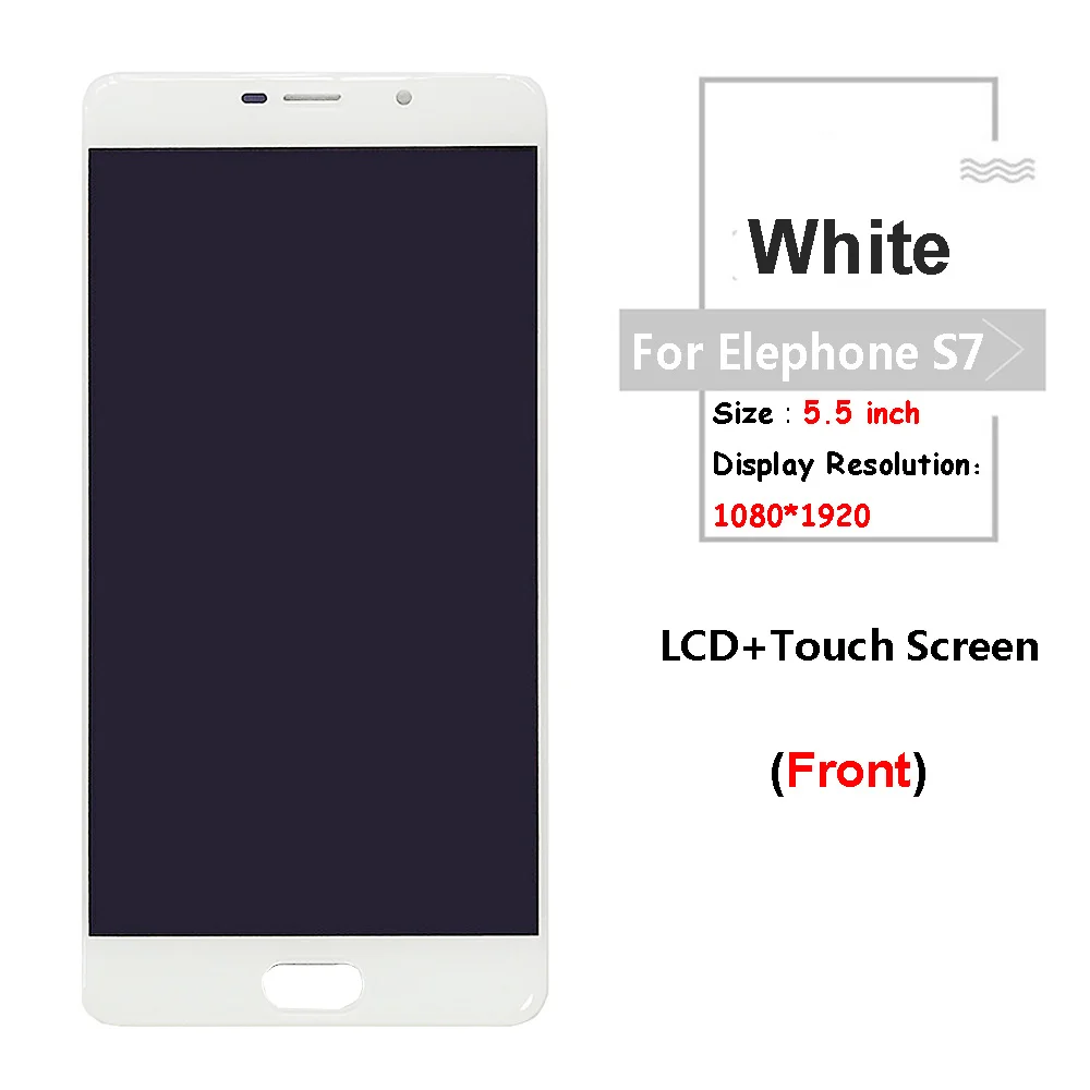 Черный/синий/Золотой для Elephone S7 ЖК-дисплей и сенсорный экран в сборе, дигитайзер, сменные инструменты для S7 lcd