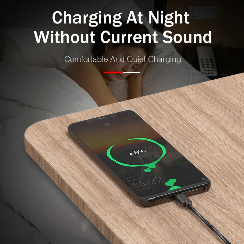 Кабель YKZ USB Type C для Samsung Xiaomi Huawei Oneplus провод быстрой зарядки кабель зарядное