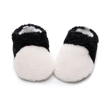 

New Winter Warm Baby Boys Girls Shoes Newborn Patchwork Anti-Slip First Walkers Soft Soled Infant Toddler Cashmere Cotton Shoe l