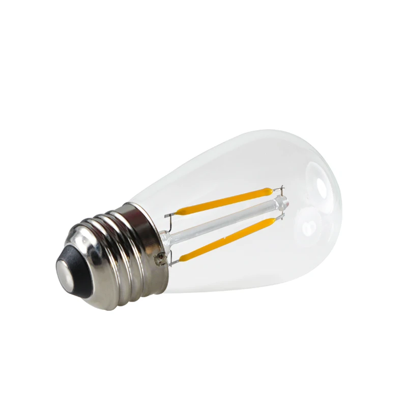 Ampoules led дома e27 ST45 S14 лампа накаливания 110v 220v 2W наружная декоративная лампа струнная лампа E 27 винтажная 360 градусная лампа