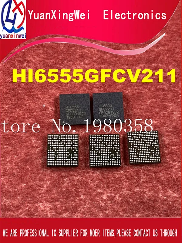 1 шт. Hi6555v211 Hi6555GFCV211 BGA Hi6555|Запасные части| |