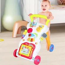 LOOZYKIT детская коляска, музыкальные ходунки, игрушка, Анти-опрокидывание, обучающая ходьба, детская тележка, ходунки, уход за младенцами, развивающие игрушки