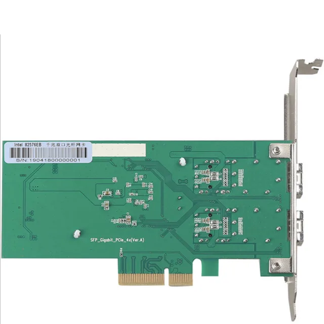 Intel 82576 chipset PCIe 4 X server Lan card SFP network card 1G fiber optic network card for desktop server network card 2