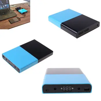 

QC 3.0 USB DC 1-24V Adjustable Output 12x 18650 Batteries DIY Power Bank Box for Laptop Mobile Phone Router Tablet LED