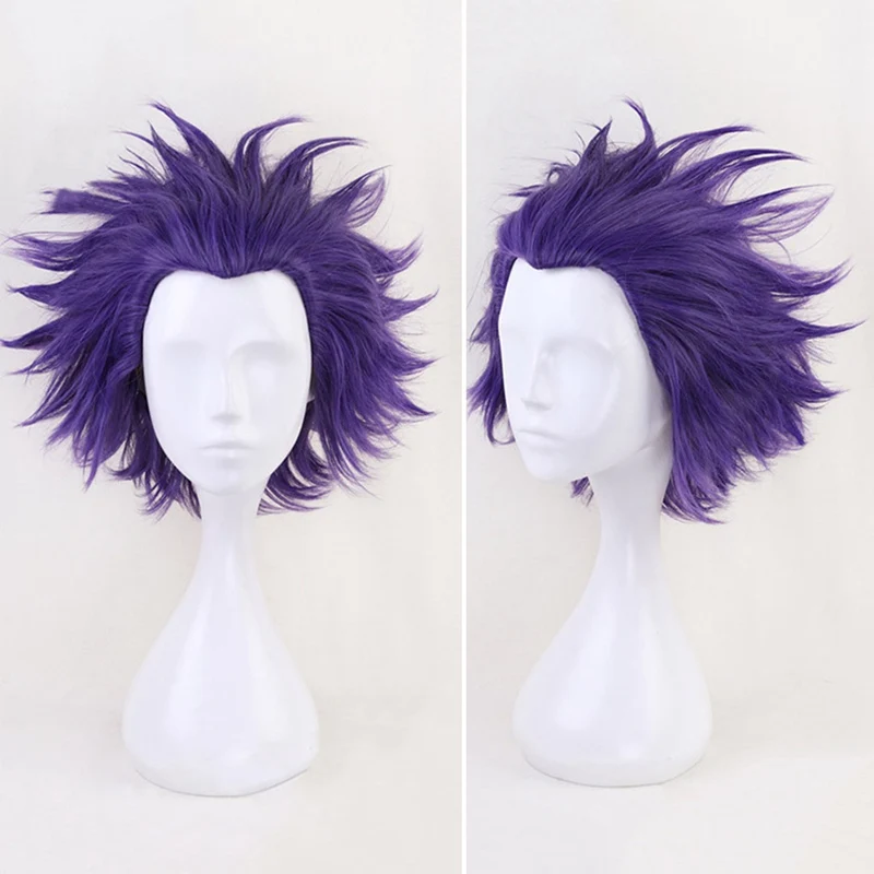 Boku No Hero Academy Shinsou Hitoshi Shinso парик косплей костюм мой герой Academy короткие фиолетовые парики синтетические накладные волосы парик Кепка