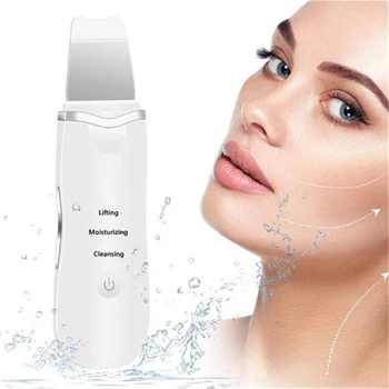 

Professional Ultrasonic Rechargeable Face Skin Scrubber Blackhead Remover Pore Cleaner Facial Lifting Tool
