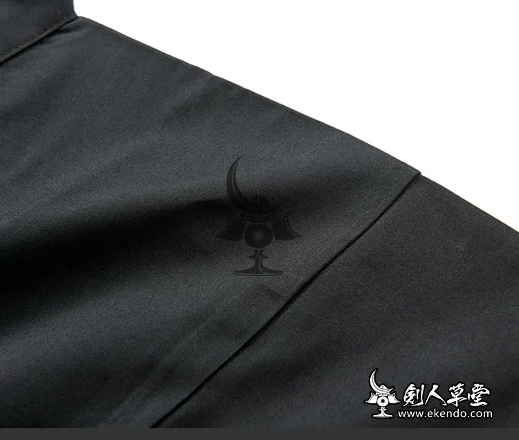  IKENDO.NET KG023 IAIDO большой рукав черный GI Standard черные широкие рукава iaido gi 70% полиэстер
