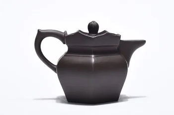 

Chinese Yixing Zisha Pottery 230cc Purple Clay Teapot Handmade Monk Hat Pot