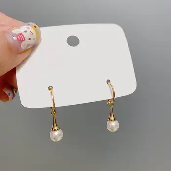 

Korean Small Pearl Earrings For Women 2020 New Jewelry Simple Chic Brincos Wholesale