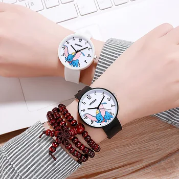

2020 New Flying Elephant Child Quartz Wristwatches Color Digital Children Watch Boys Girls Clcok Kids Watches Baby Holiday Gift
