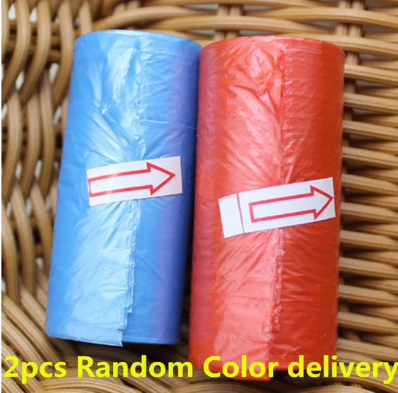2pcs random color Ребенок мусор сумки дорожные Сумки для подгузников детские пеленки для утилизации подгузников один раз Применение мусор сумка для подгузников к коляске для мамы - Цвет: 2pcs random color