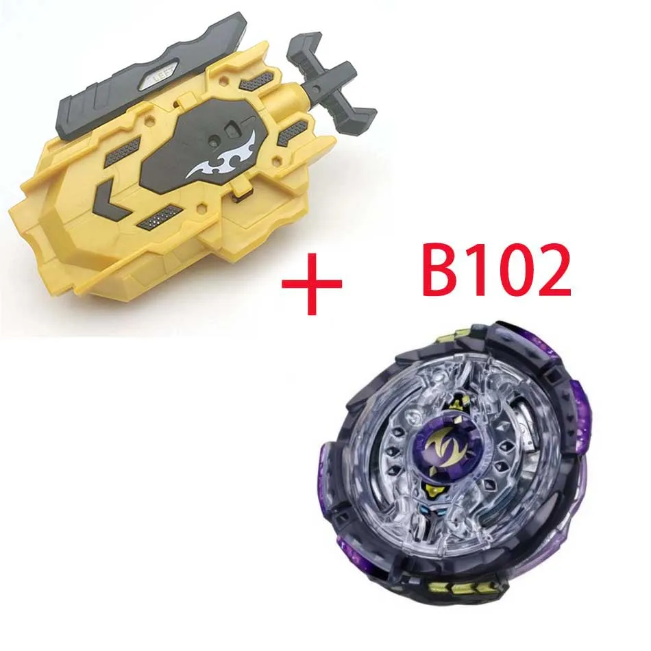 Beyblade Burst B118 CHO-Z VALKYRIE. Z. Ev с левым и правым двухсторонним пусковым устройством, металлический бустер, топ стартер, гироскоп, спиннинговая игрушка для боя - Цвет: B102