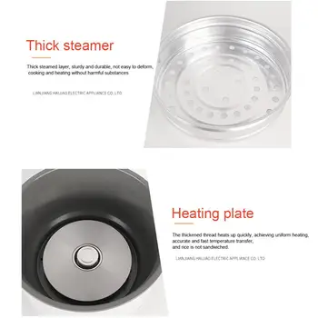 

Cook Soup Office Electric Cooker Mini Rice Cooker Portable Multifunctional Cooking Steamed Dumplings Heating Food Meiyun 220V