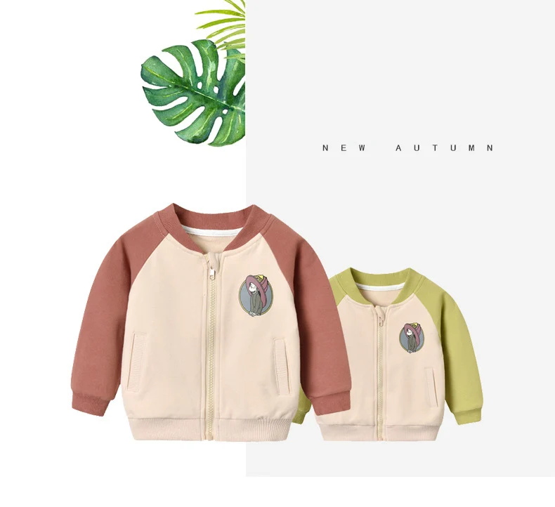 

baby clothes boys girls sweatshirt cotton casual baseball sweatshirt jacket for boys kids children sport hoodies