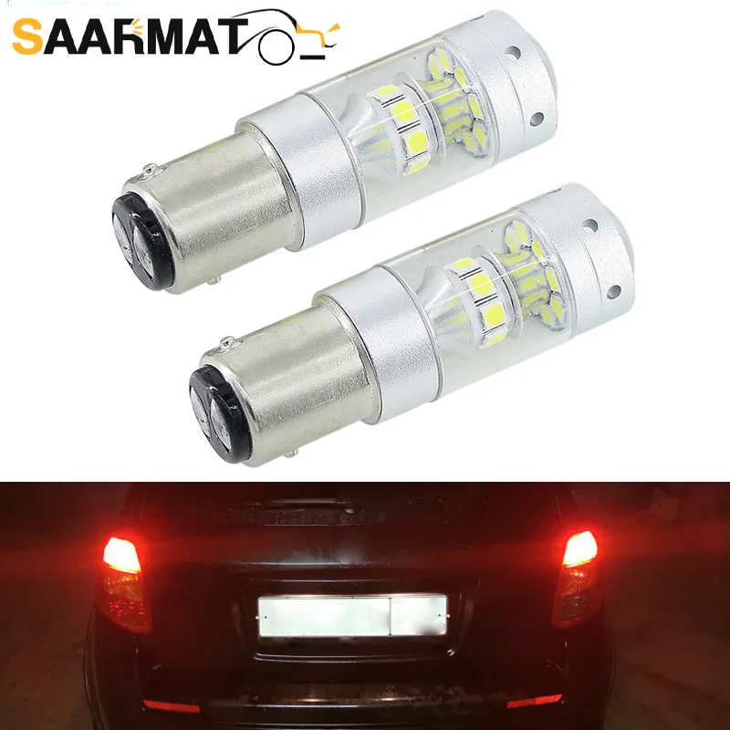 Светодиодсветодиодный лампы 1157 BAY15D P21/5W 140W для заднего хода автомобиля задний