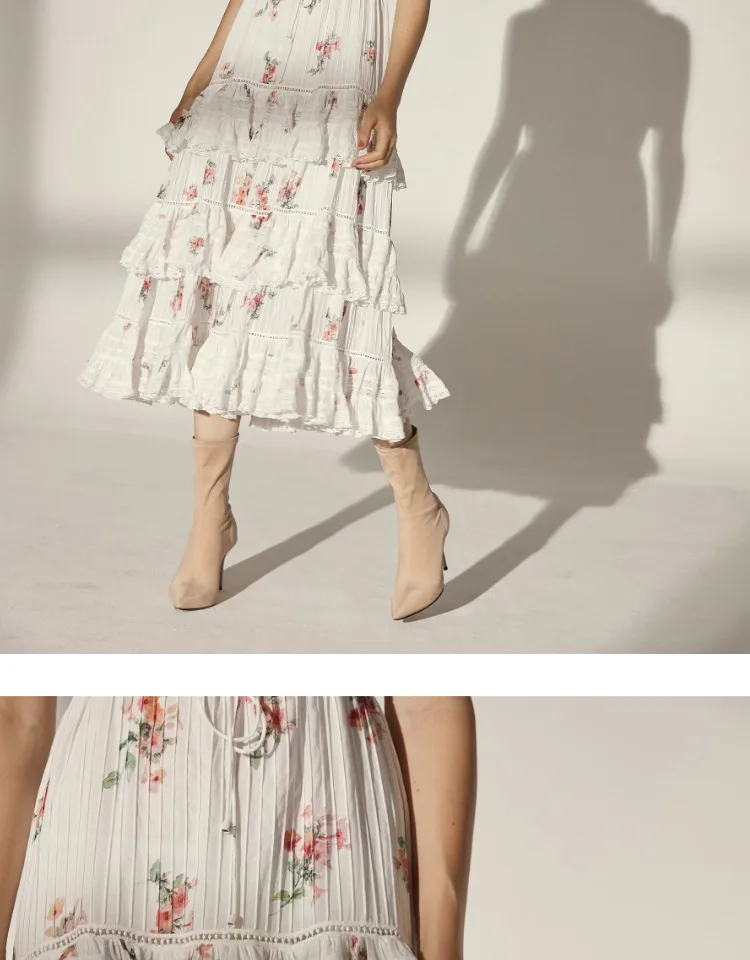 EASYSMALL, женское платье, модное, кантри стиль, свежий цветок, высокое качество, Vestidos, уличная одежда, высокая талия, платья без рукавов