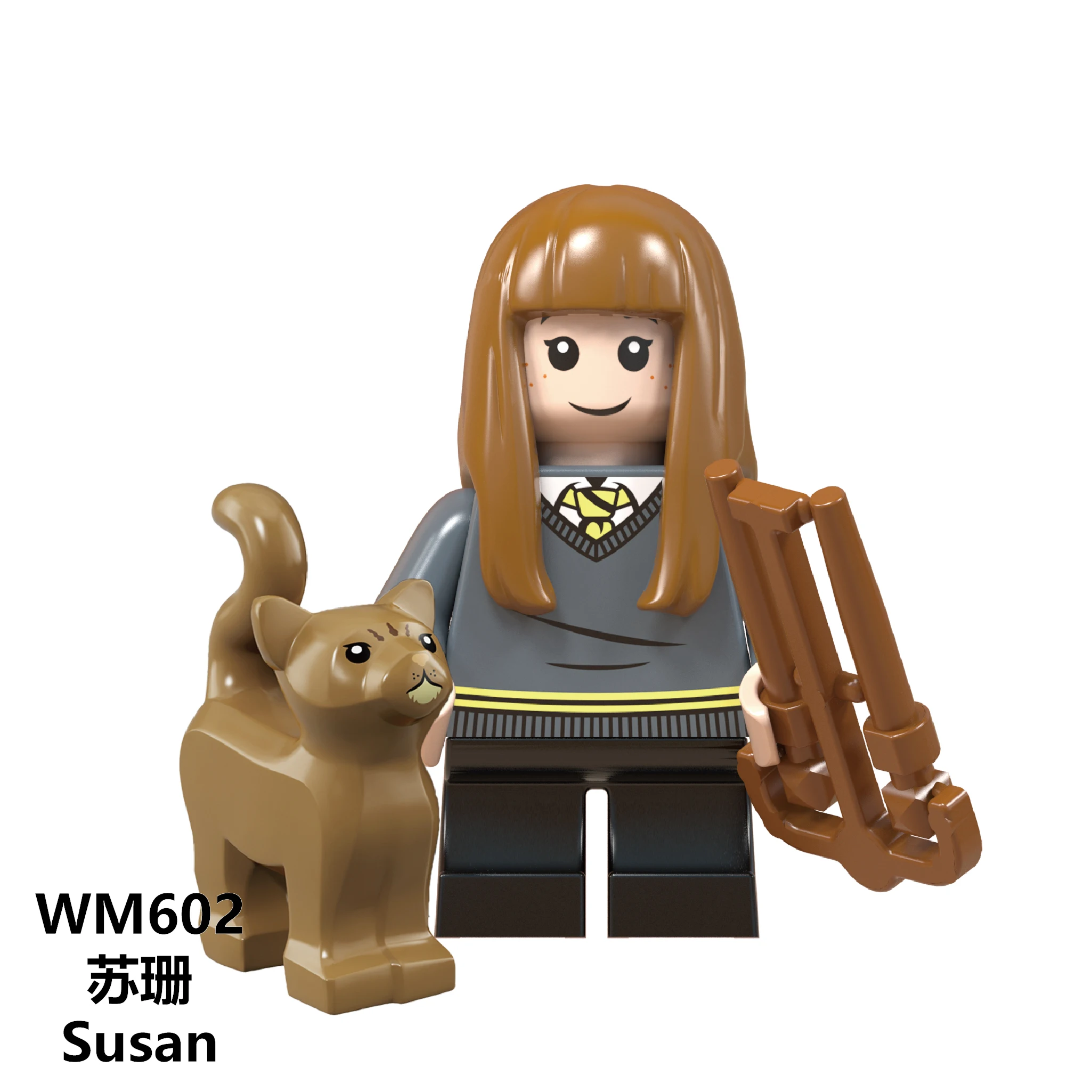 WM6046 серия Harry Potters Moody тележка ведьма Рон Уизли Люпин Susan Bones строительные блоки