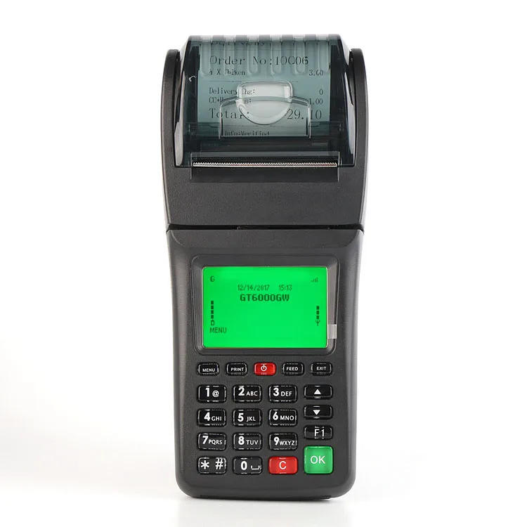 Беспроводной WCDMA GPRS SMS Ресторан заказ чековый принтер для системы заказа еды |
