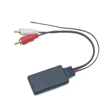 

12V Car Bluetooth AUX Receiver Module 2RCA Cable Radio Adapter Stereo Wireless Connection Audio Input Music Play for Auto Truck