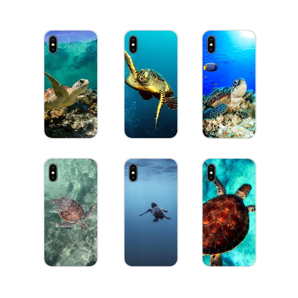 Для Samsung Galaxy S2 S3 S4 S5 Mini S6 S7 Edge S8 S9 S10E Lite Plus милые морские аксессуары в форме черепах