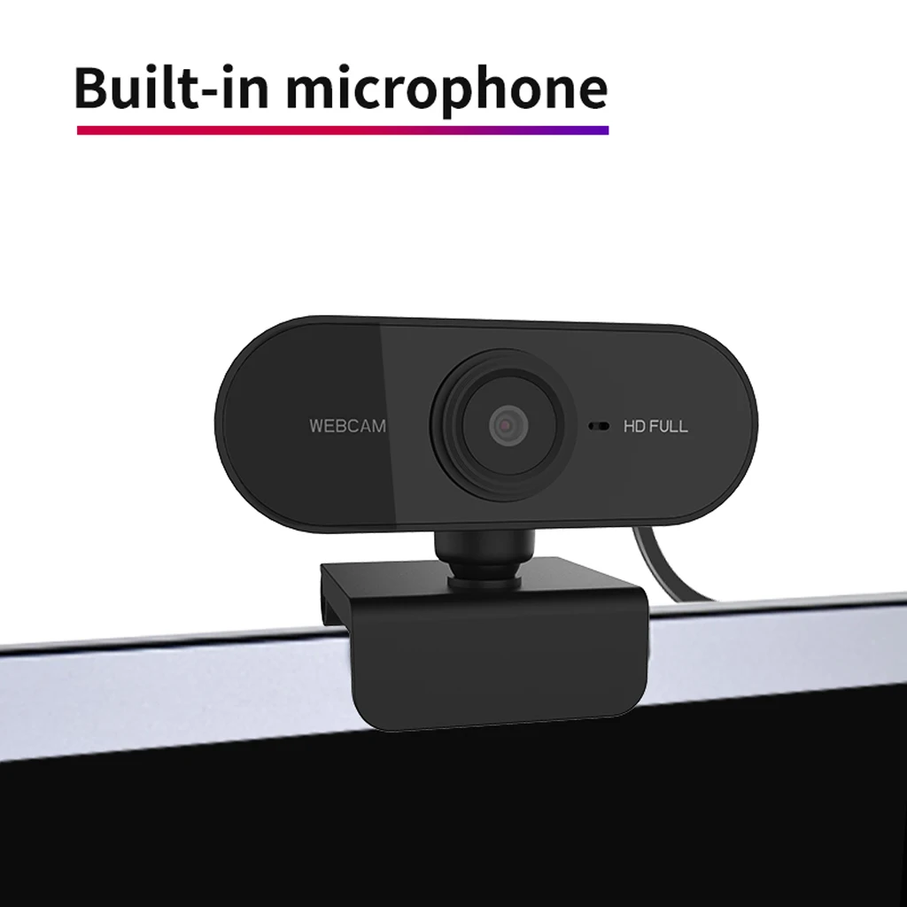 

1080P Hd Webcam Web Camera with Microphone Rotatable USB Cameras For Live Broadcast Video Calling Conference Work Camara Web Cam