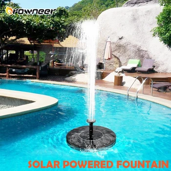 

Solar Powered Fountain Floating Pump Water Bird Bath Single Crystal Silicon Circulation Durable Fish Tank Small Pond Decoration
