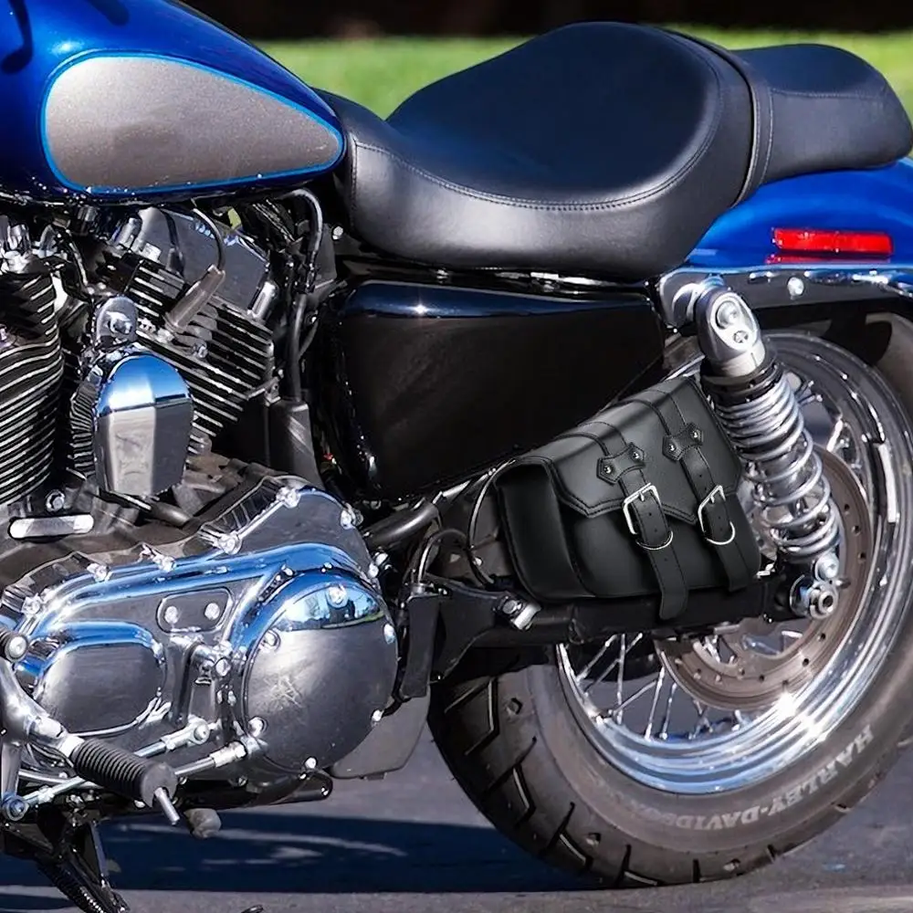 Универсальная мотоциклетная сумка из искусственной кожи для Sportster Iron 883 Super Glide