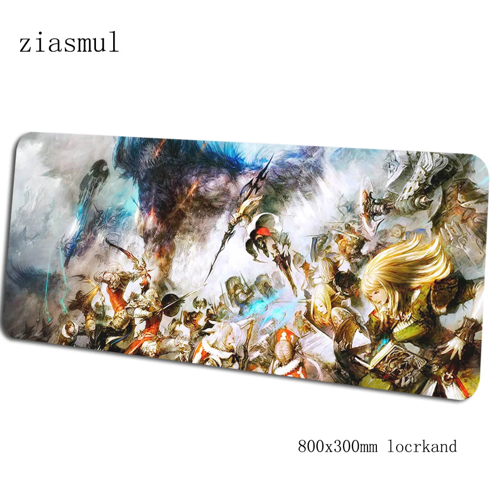 Final fantasy xiv коврик для мыши 800x300x3 мм Kawaii компьютерный коврик для мыши геймпад из натурального каучука, игровой коврик для мыши, офисный коврик для мыши - Цвет: pattern 5