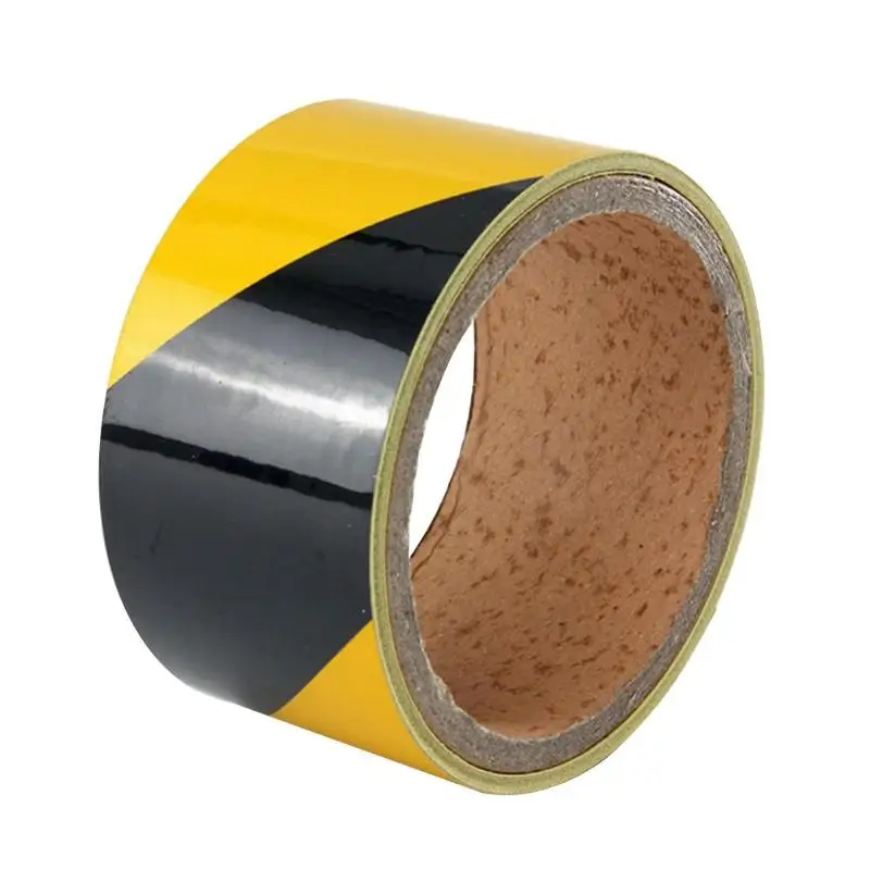 

PVC Waterproof Warning Tape Double-sided Reflective Portable Practical Solvent Resistance Safety Film Adhesive Sticker