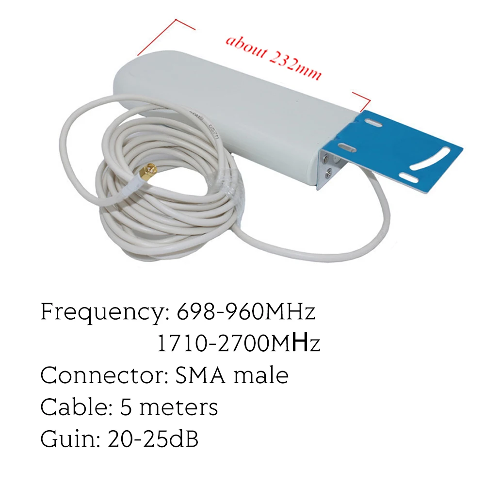 4G антенна усилитель 3g наружная антенна модем антенна GSM антенна внешняя антенна для мобильного сигнала усилитель маршрутизатор модем