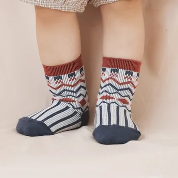 

Children Socks Ethnic Wind Skid-proof Footwear For Boys And Girl Fashion Socks Newborn Girls Boys Toddlers Socks Clothes #W3