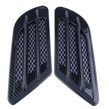 

ABS plastic Air Vent Trim Exterior Set 2pcs Decoration Replacement Sticker