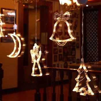 

Led Christmas Sucker Lights Christmas Tree And Bell Decoration Glowing Lights Christmas Accessories For Home Decoration Ornament