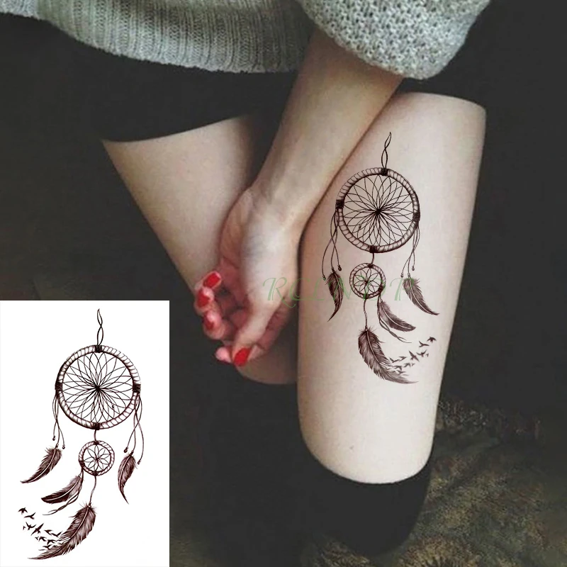 Водостойкая временная татуировка наклейка Бабочка поддельные тату флэш-тату для ног рука для ног татуировки для девушек - Цвет: Небесно-голубой
