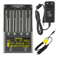 LiitoKala Lii-S2 Lii-S4 Lii-402 lii-500 lii-PD2 Lii-PD4 18650 26650 1.2V 3.7V 3.2V batteria agli ioni di litio NiMH caricabatterie intelligente