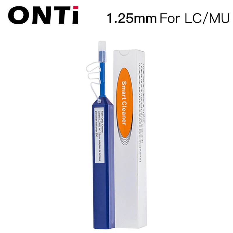 ONTi 2pcs FTTH Optical Fiber Pen Cleaner Tool 2 5mm SC FC ST 1 25mm LC 4