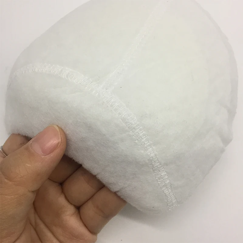 5 Pairs Turtle Back Shape White Female Big Size Fashionable Dress Cotton 3 Layers Shoulder Pads S0121L