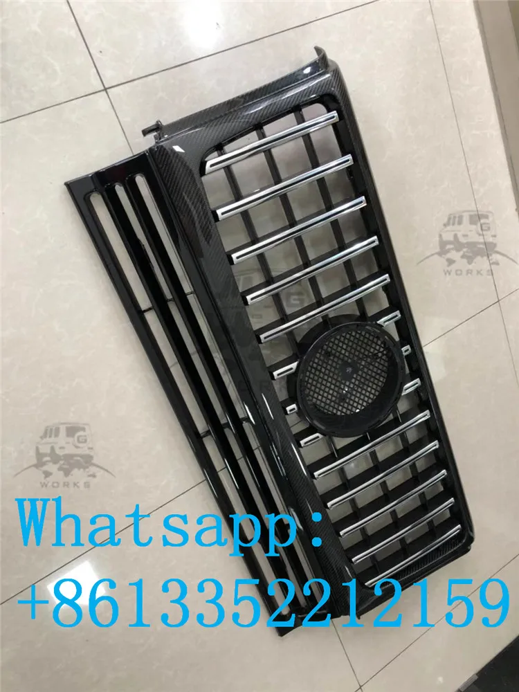 G класс W463 углеродное волокно Материал решетка подходит для G wagon W463 G63 G65 G500 G800 G900 GT решетка