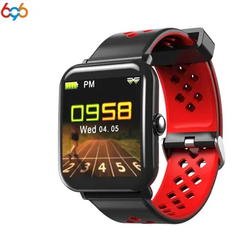 

696 DM06 Bluetooth Smart Watch IP68 Waterproof 320mAh For Men Women Heart Rate Monitor Smartwatch Alarm Wristbands Call Reminder