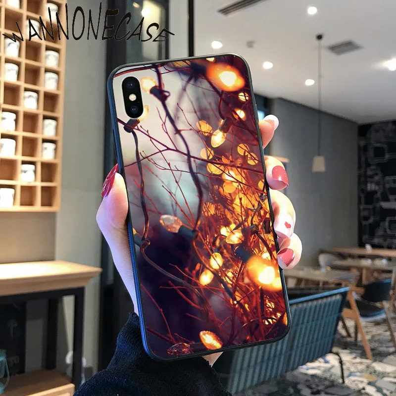 Pemandangan Musim Dingin Salju Coque Shell Ponsel Case untuk iPhone 8 7 6 6S Plus X XS MAX 5 5S SE XR 11 11pro Promax Ponsel