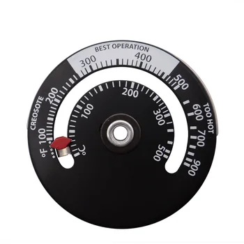 

Wood Stove Thermometer Fireplace Fan Stove Thermometer with Probe Household Sensitivity Barbecue Oven Tool Fast shipping